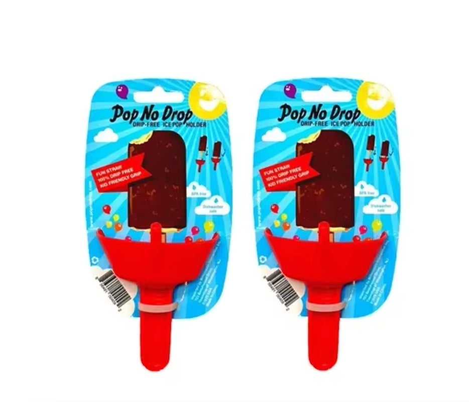 New Drip-Proof Popsicle Rack Drip Free Ice Holder No Mess Free Frozen Treats Rack Popsicle Holder with Straw for Kids Ice Cream