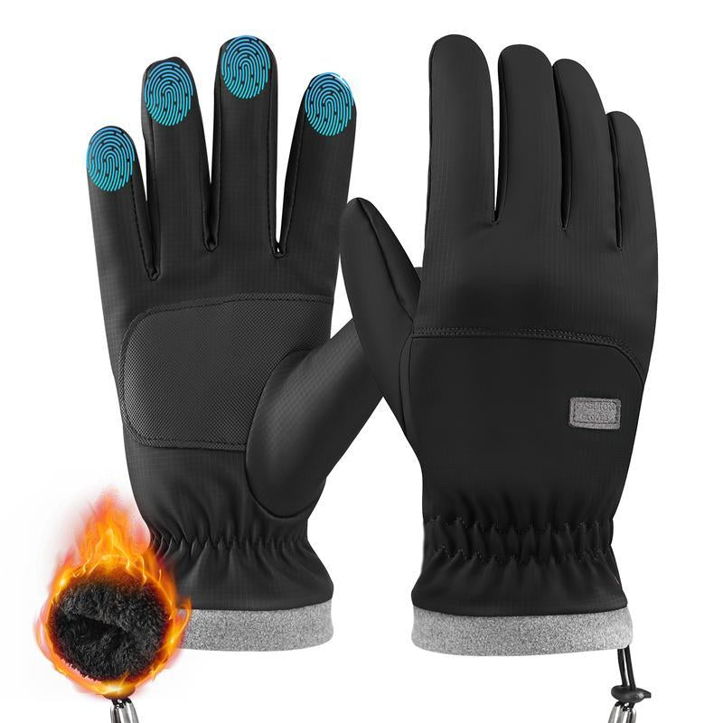 Christmas New Year Winter Waterproof Ski Snow Warm Gloves for Women Men Windproof Cold Weather Thermal with Touchscreen Fingers for Running Driving Cycling Hiking Biking Outdoor Sports Daily Work Gauntlet Gloves New Year Gift Tiktok Arp Gloves for Snow