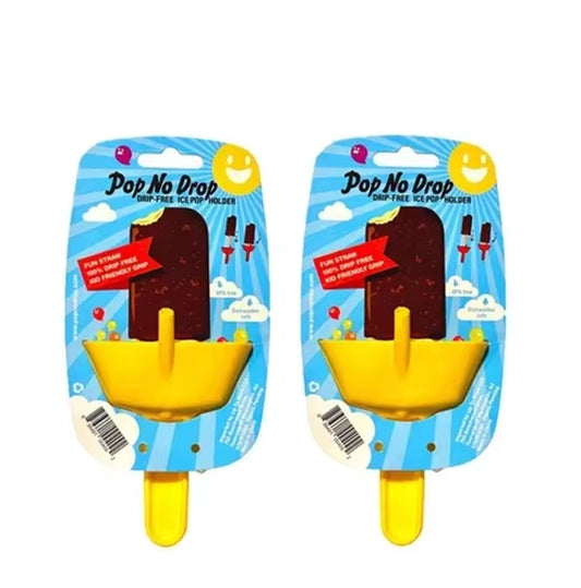 New Drip-Proof Popsicle Rack Drip Free Ice Holder No Mess Free Frozen Treats Rack Popsicle Holder with Straw for Kids Ice Cream