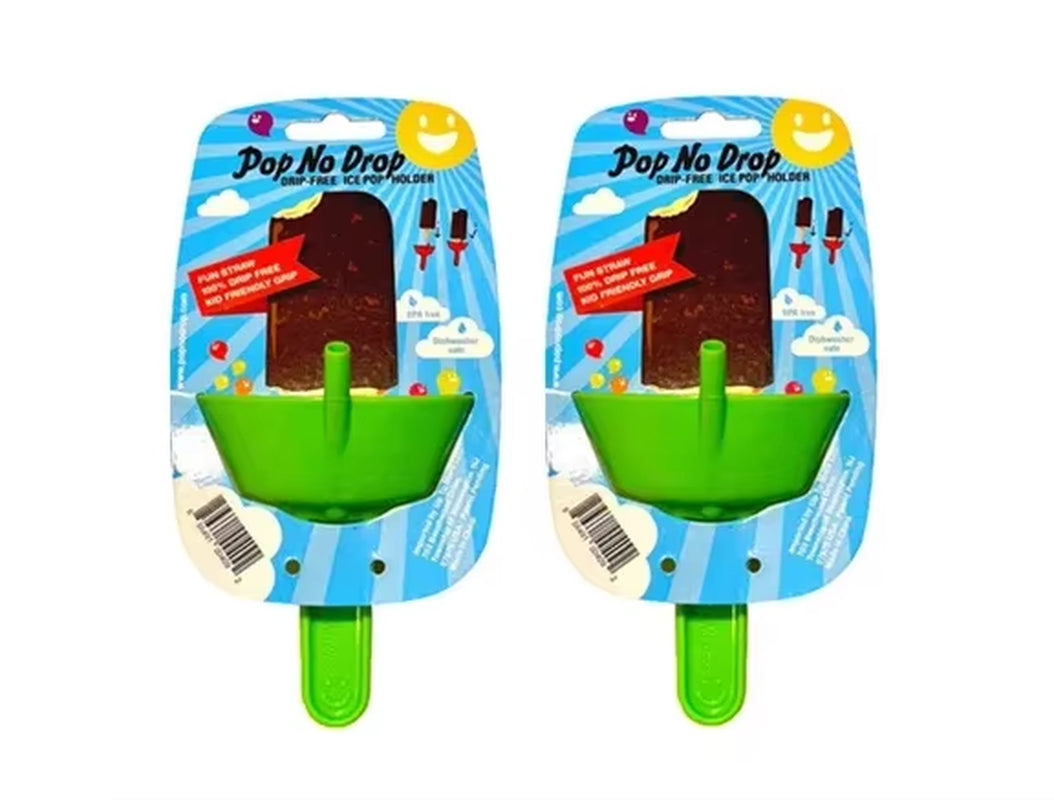 New Drip-Proof Popsicle Rack Drip Free Ice Holder No Mess Free Frozen Treats Rack Popsicle Holder with Straw for Kids Ice Cream