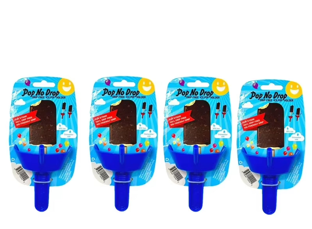 New Drip-Proof Popsicle Rack Drip Free Ice Holder No Mess Free Frozen Treats Rack Popsicle Holder with Straw for Kids Ice Cream