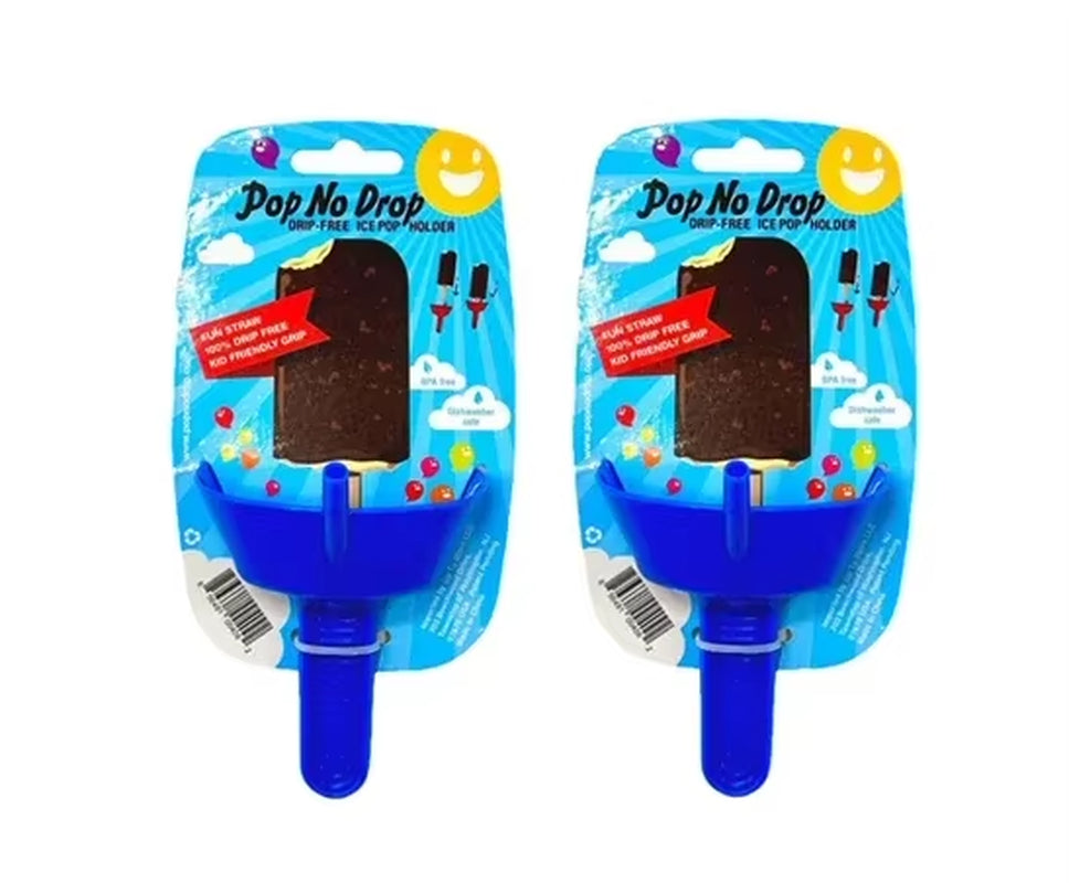 New Drip-Proof Popsicle Rack Drip Free Ice Holder No Mess Free Frozen Treats Rack Popsicle Holder with Straw for Kids Ice Cream
